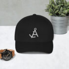 retro trucker hat black front 62365c881e97c