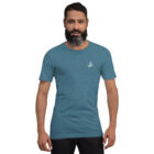 unisex staple t shirt heather deep teal front 62365eaec50f3