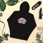 unisex premium hoodie black front 635bd59393349