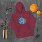 unisex premium hoodie maroon front 635bd8216a892