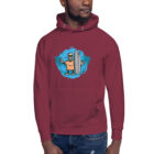 unisex premium hoodie maroon front 635bd8216b775