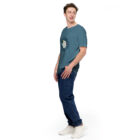unisex staple t shirt heather deep teal left front 635bf15200f7a