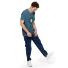 unisex staple t shirt heather deep teal right front 635bf152015e3