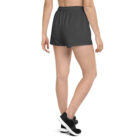 all over print womens recycled athletic shorts white back 6473135695bfb