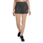 all over print womens recycled athletic shorts white front 6473135691f09