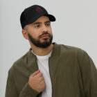 retro trucker hat black front 64723e390a848