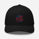 retro trucker hat black front 64723e3958c18