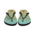sublimation flip flops white front 64731527169db