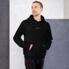 unisex heavy blend hoodie black front 65d0c2327bb26